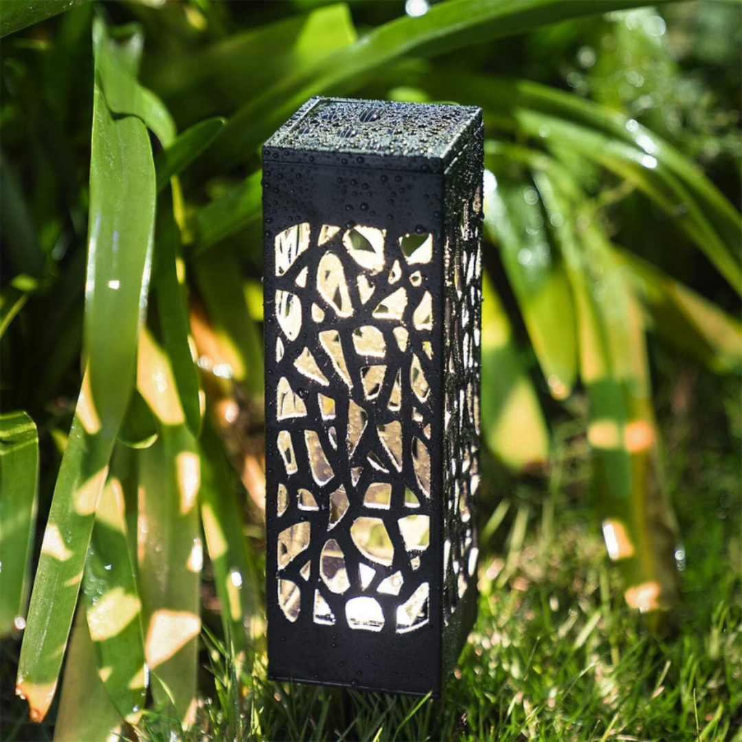 Luxe Solar LED Gartenlampe mit automatischer Dämmerungsschaltung – IP44 wetterfest