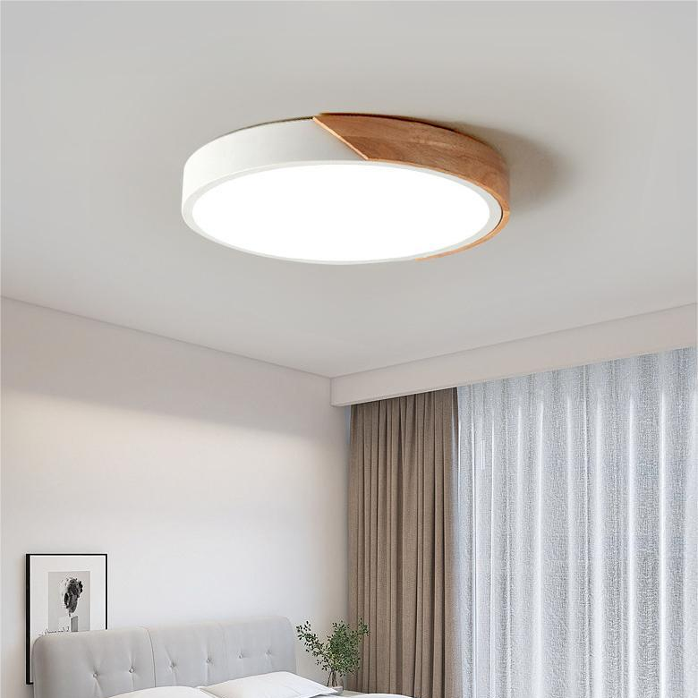 Moderne Nordische Holz-Macaroon-Deckenleuchte - Perfekte Beleuchtung mit Stil