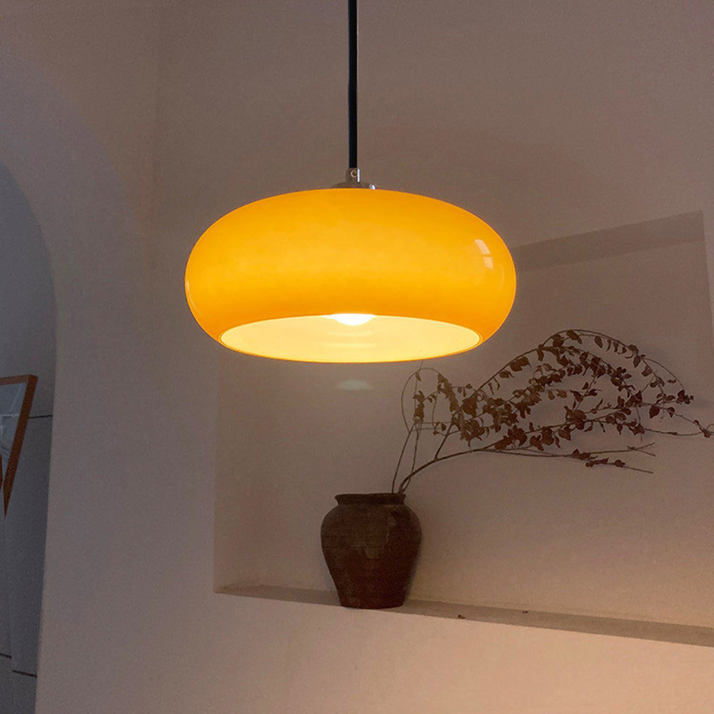 Leonie | Stijlvolle Glas Hanglamp in Broodvorm