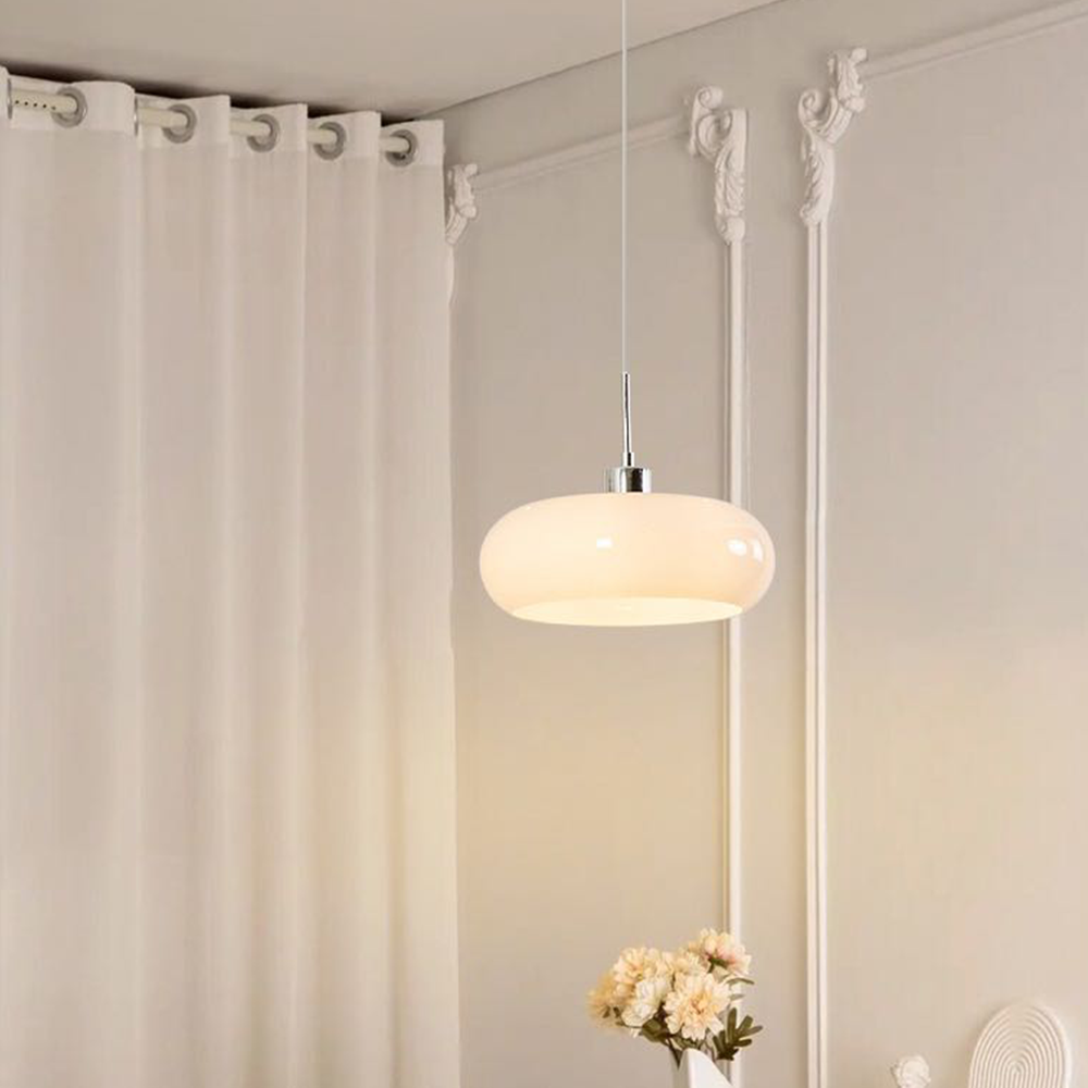 Leonie | Stijlvolle Glas Hanglamp in Broodvorm