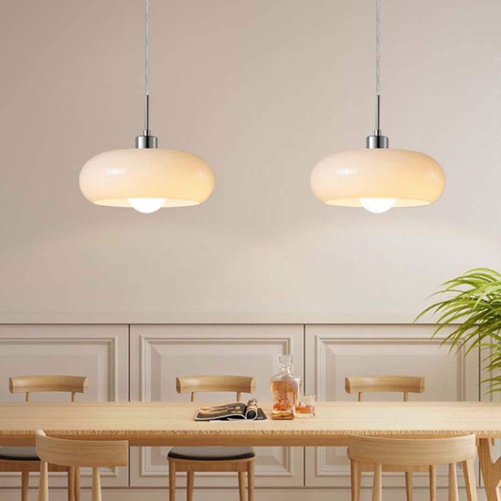 Leonie | Stijlvolle Glas Hanglamp in Broodvorm
