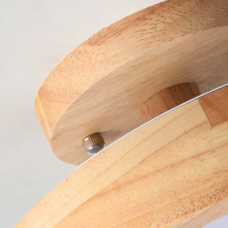 LumenWood: Moderne LED-Deckenleuchte mit natürlichem Holzrahmen