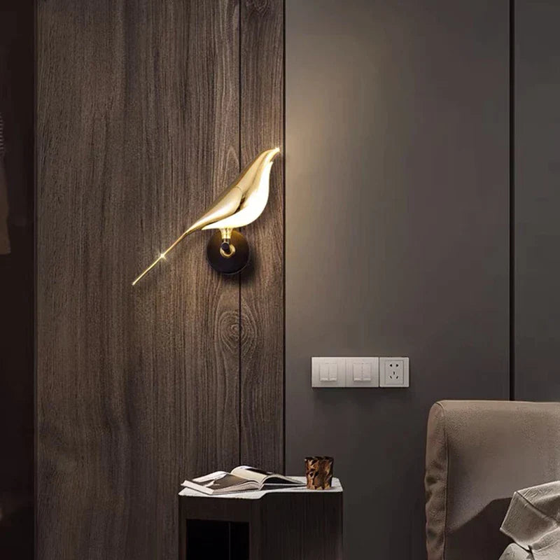 Moderne Wandlampe in Vogel-Design - Stilvolle Beleuchtung