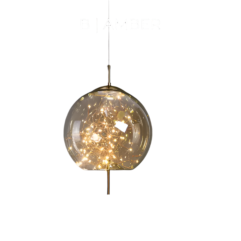 Pendelleuchte Rauchglas modern – LED Hängelampe in Rauchbraun