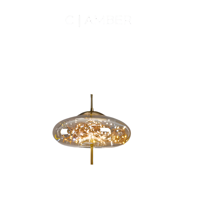 Pendelleuchte Rauchglas modern – LED Hängelampe in Rauchbraun