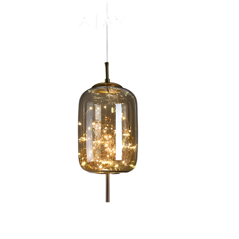 Pendelleuchte Rauchglas modern – LED Hängelampe in Rauchbraun