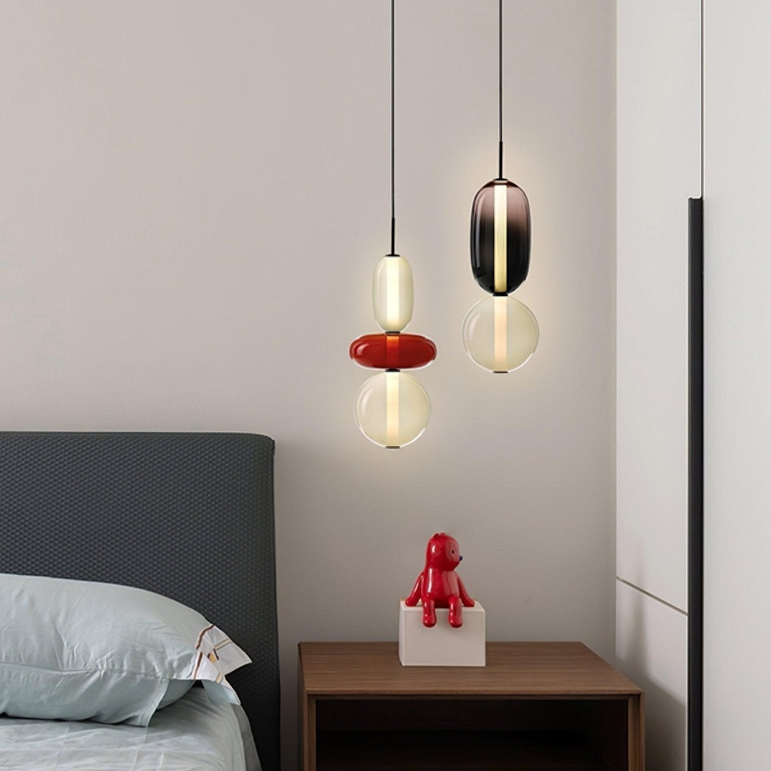 Pendelleuchte modern bunt – stilvolle Design Hängelampe mit LED