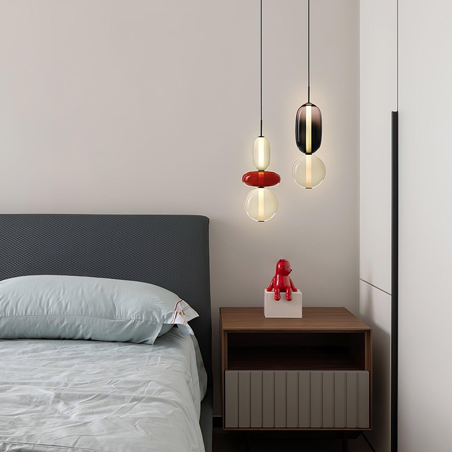 Pendelleuchte modern bunt – stilvolle Design Hängelampe mit LED