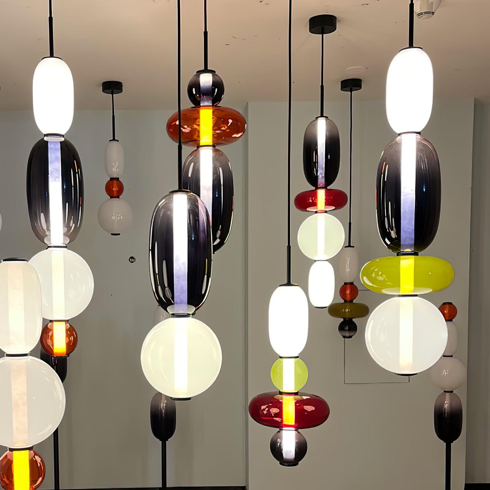 Pendelleuchte modern bunt – stilvolle Design Hängelampe mit LED