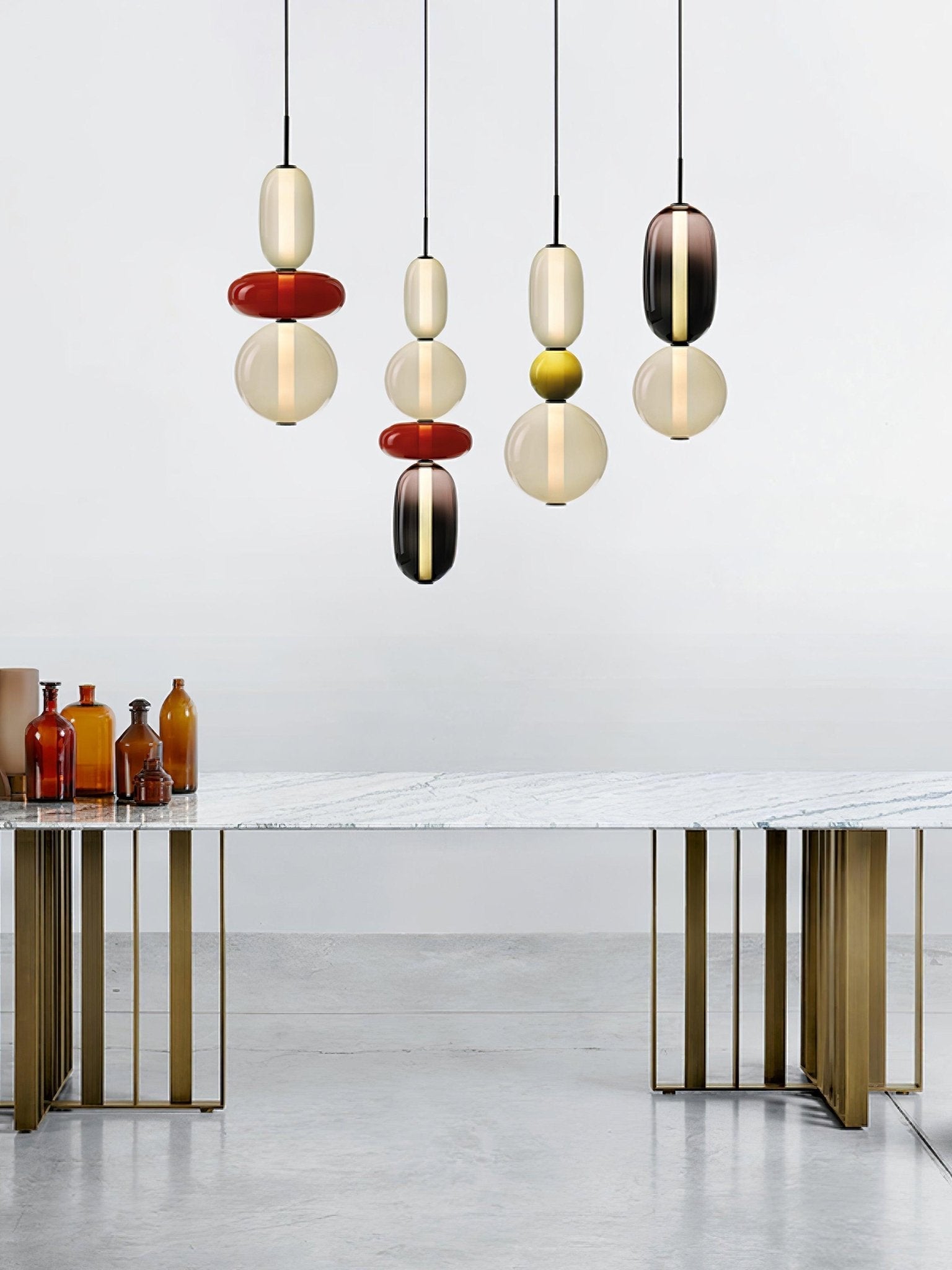 Pendelleuchte modern bunt – stilvolle Design Hängelampe mit LED