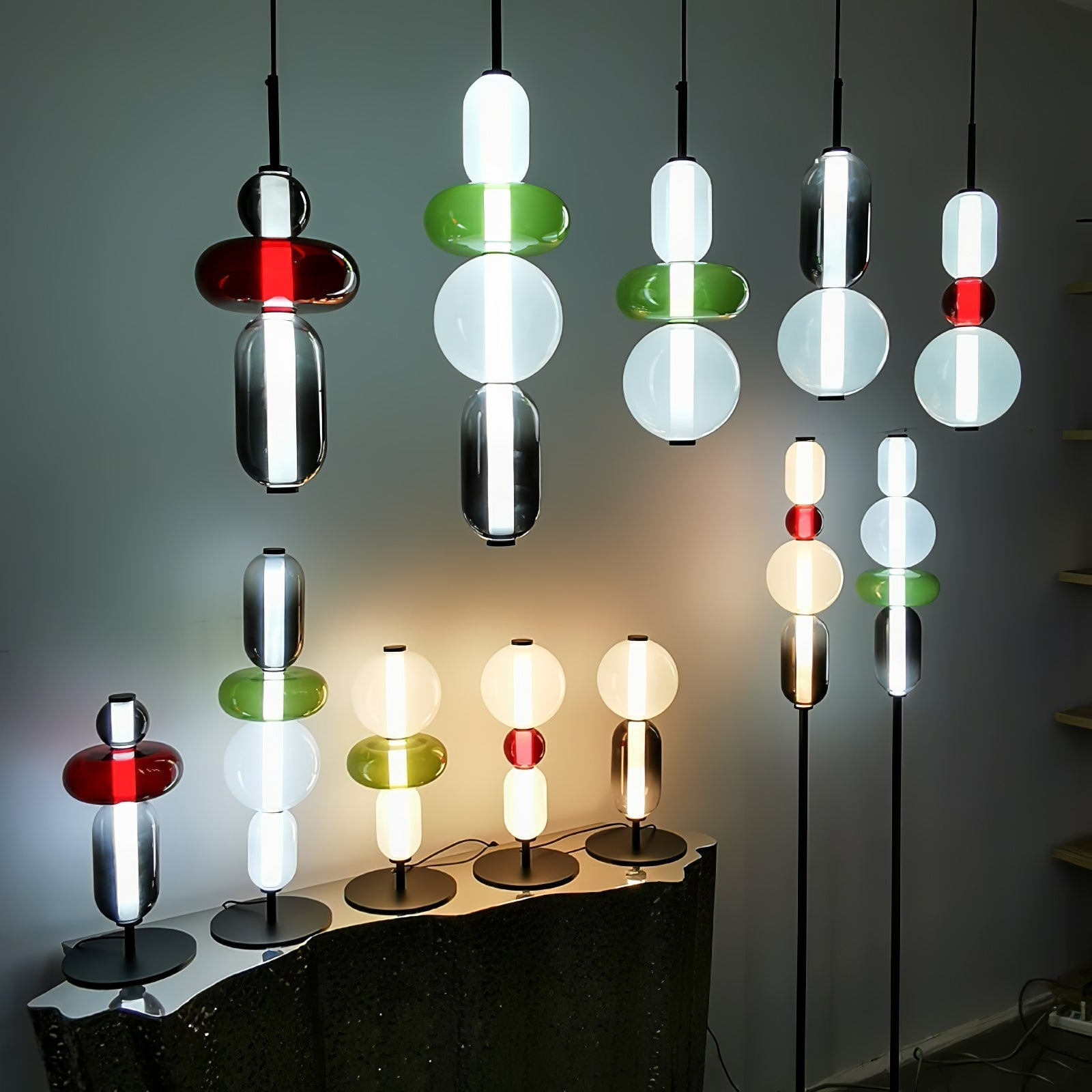 Pendelleuchte modern bunt – stilvolle Design Hängelampe mit LED