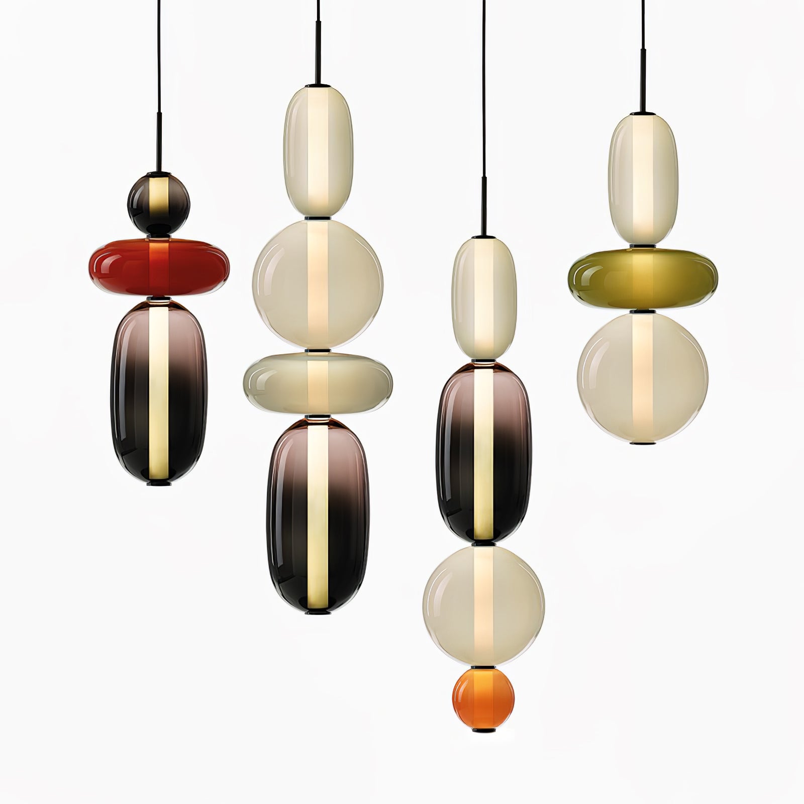 Pendelleuchte modern bunt – stilvolle Design Hängelampe mit LED