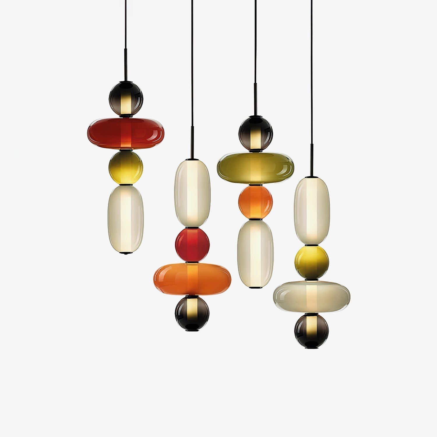 Pendelleuchte modern bunt – stilvolle Design Hängelampe mit LED