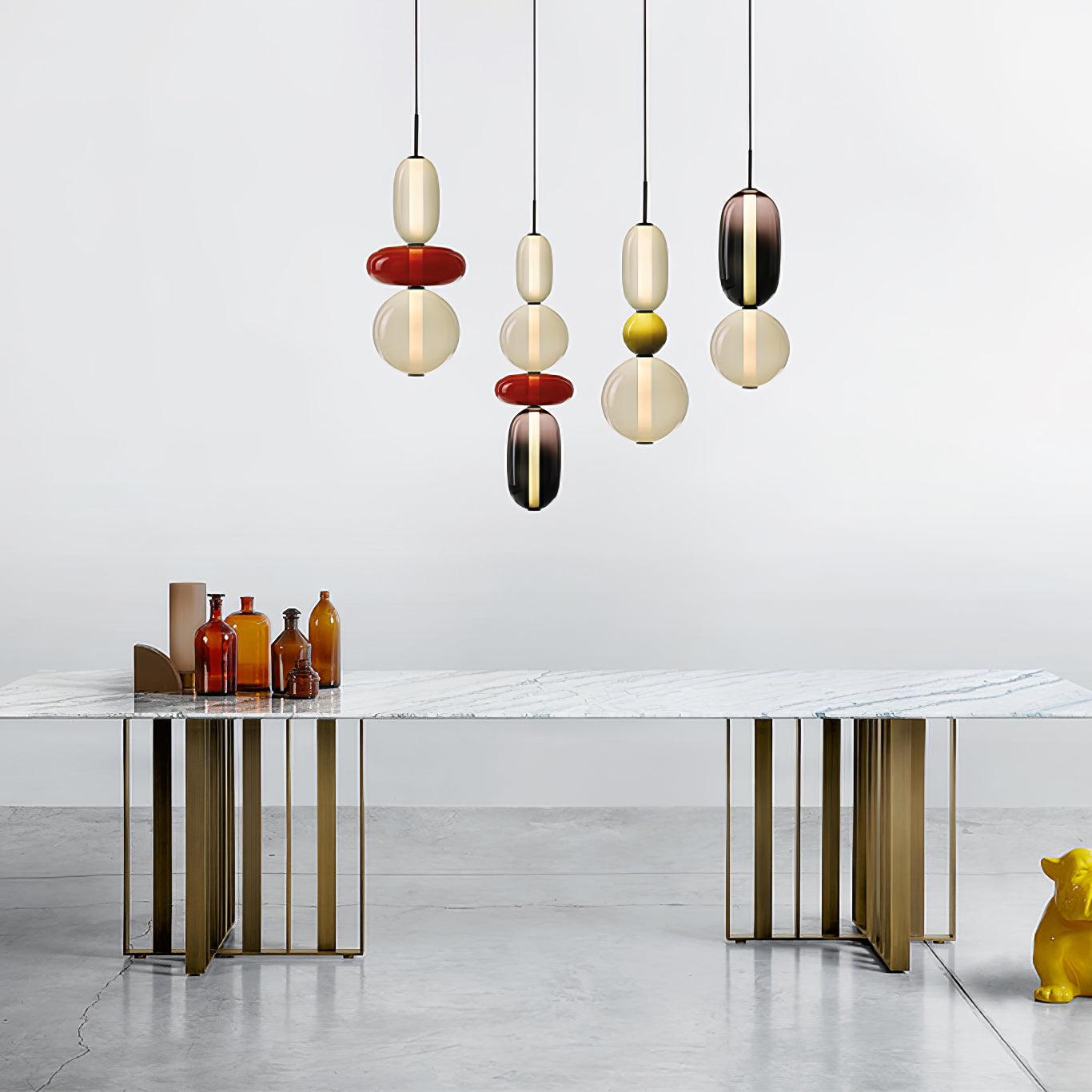 Pendelleuchte modern bunt – stilvolle Design Hängelampe mit LED
