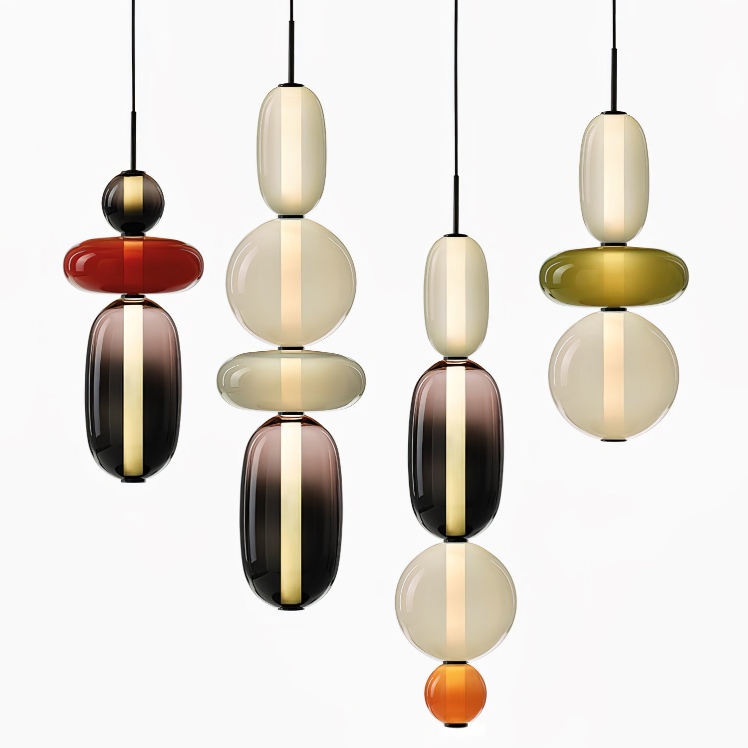 Pendelleuchte modern bunt – stilvolle Design Hängelampe mit LED
