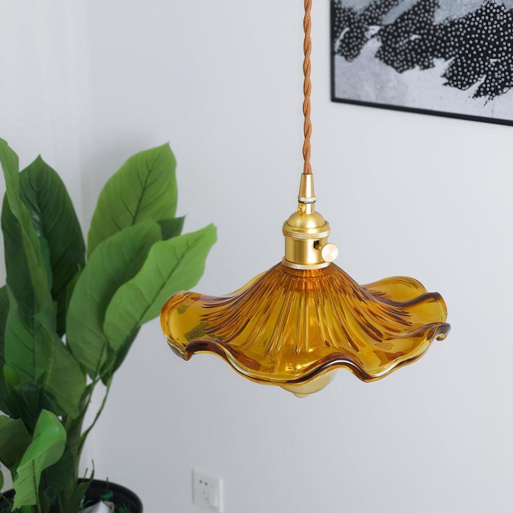 Stilvolle Hibiskusblüten-Lampe - Sophie
