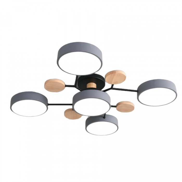 AuraScheibe: Moderne LED-Deckenleuchte im organischen Design mit dimmbarer Funktion