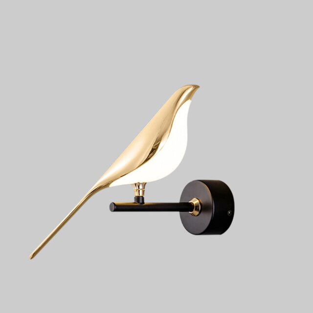 Moderne Wandlampe in Vogel-Design - Stilvolle Beleuchtung