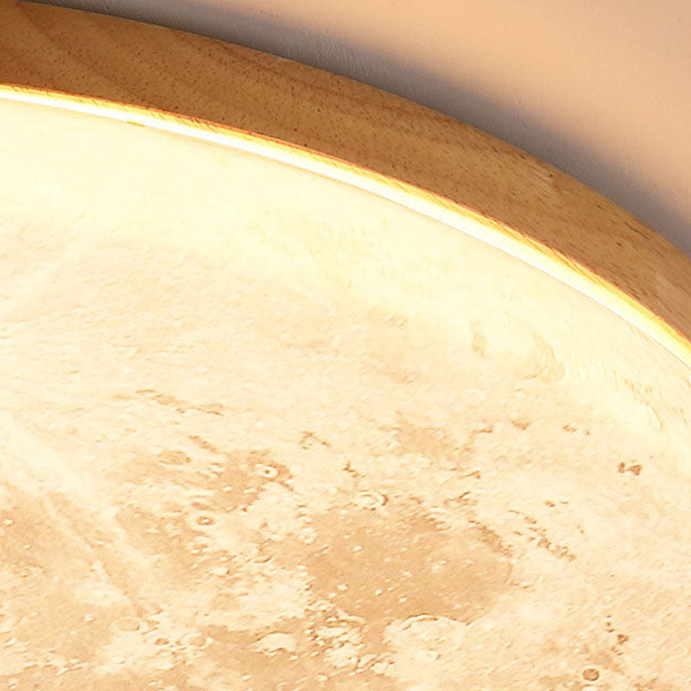MoonAura: Deckenleuchte mit sanftem, mondähnlichem Schein