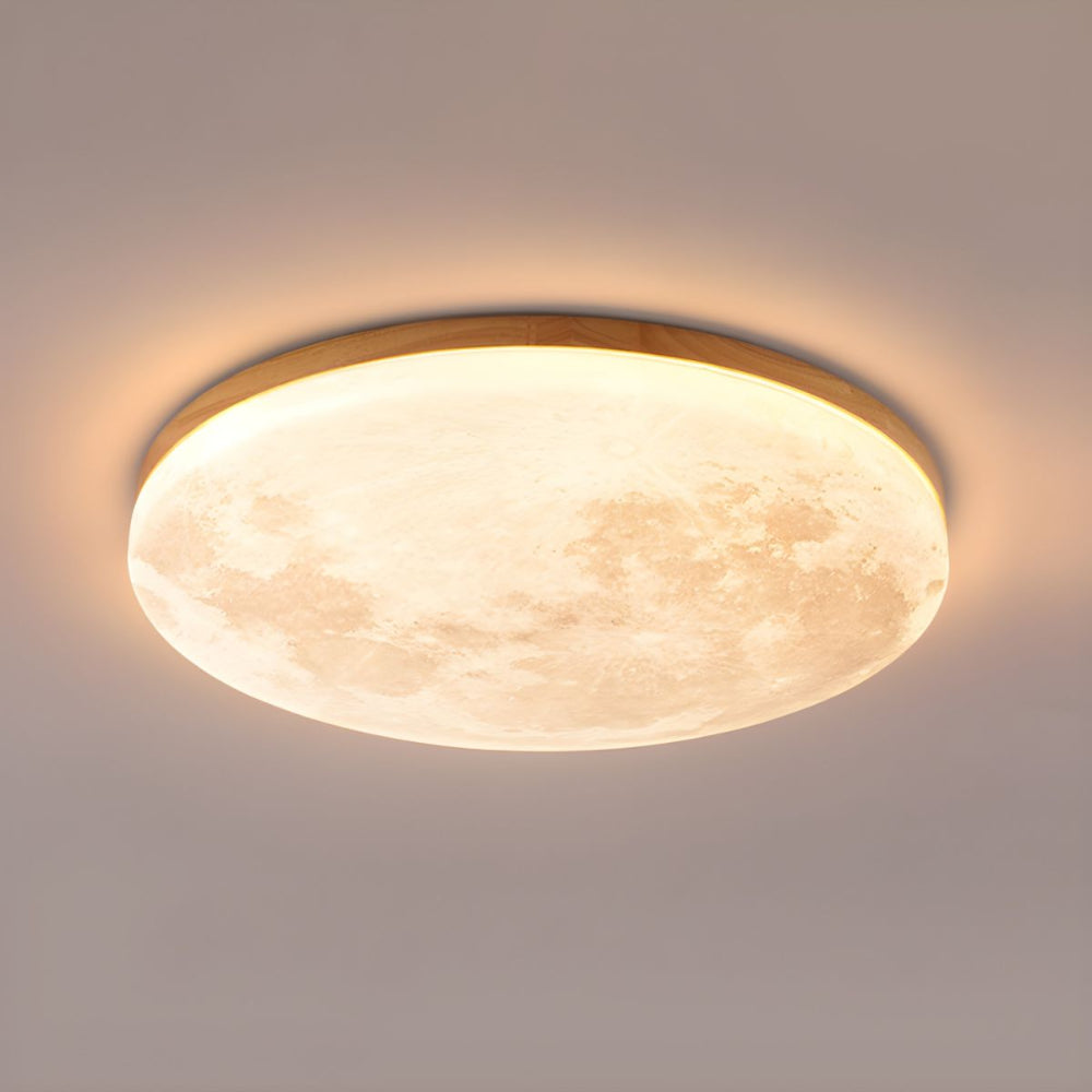 MoonAura: Deckenleuchte mit sanftem, mondähnlichem Schein