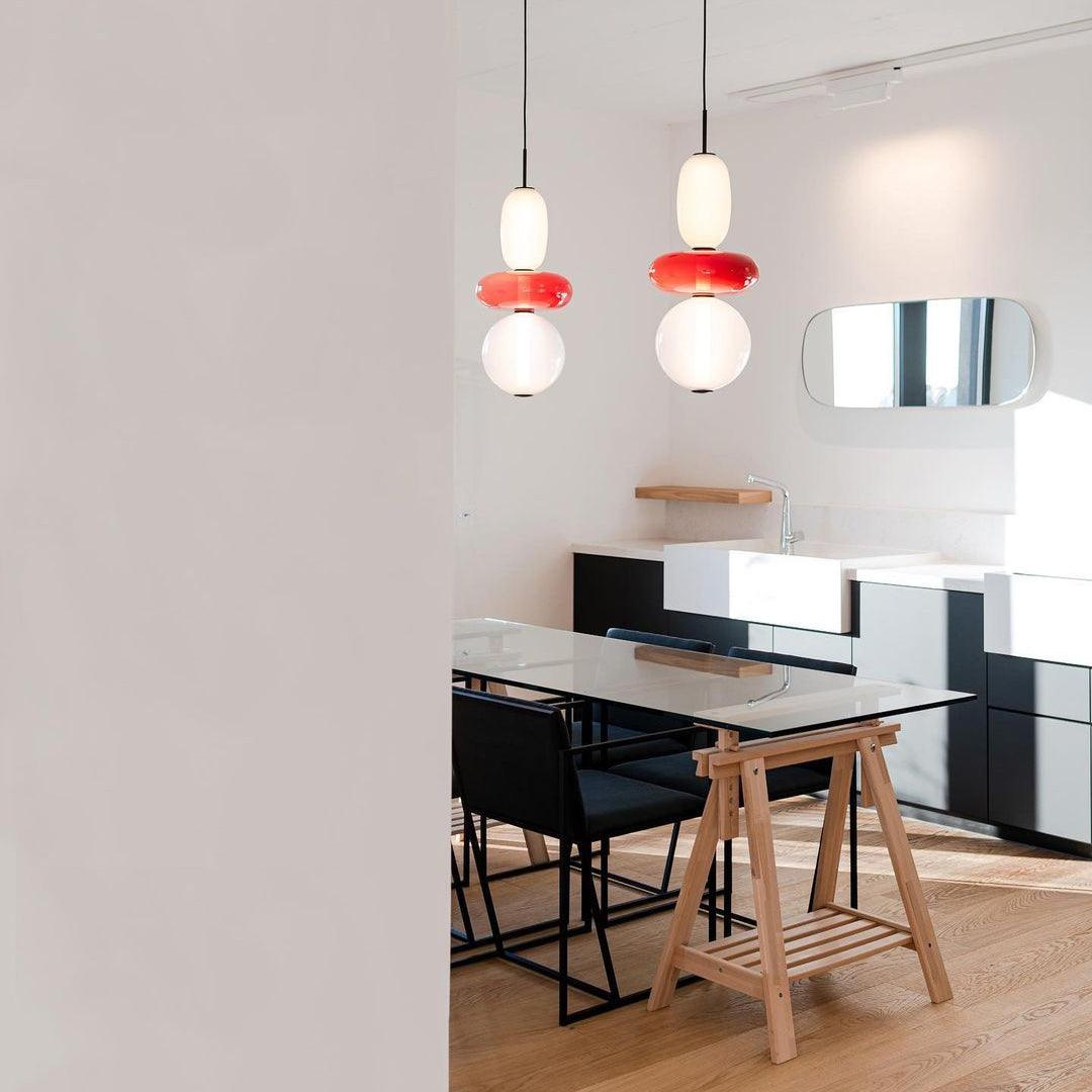 Pendelleuchte modern bunt – stilvolle Design Hängelampe mit LED