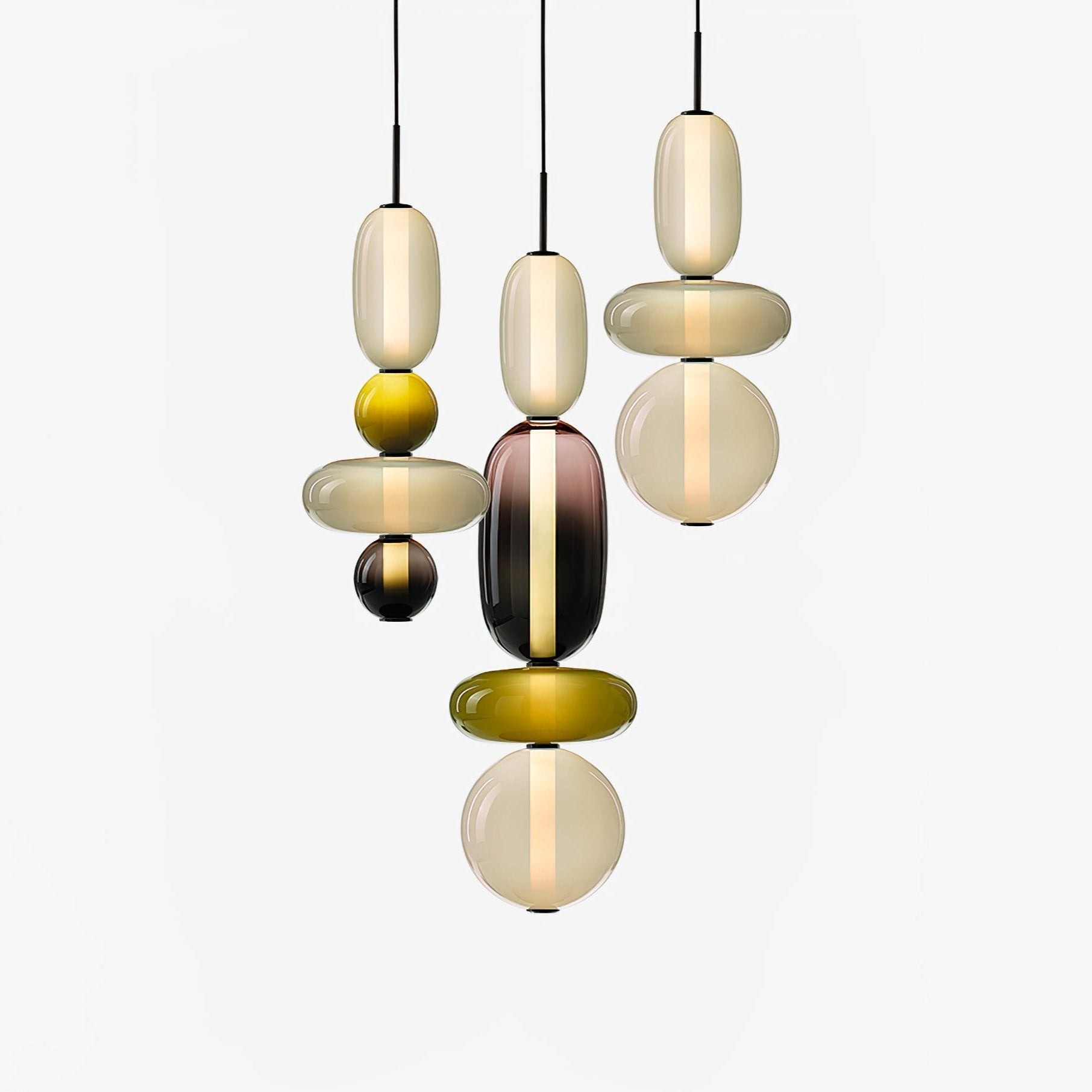 Pendelleuchte modern bunt – stilvolle Design Hängelampe mit LED