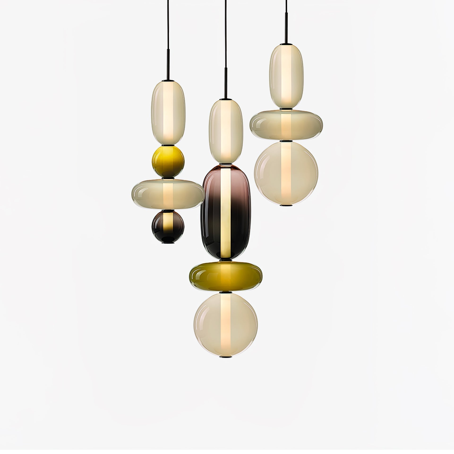 Pendelleuchte modern bunt – stilvolle Design Hängelampe mit LED
